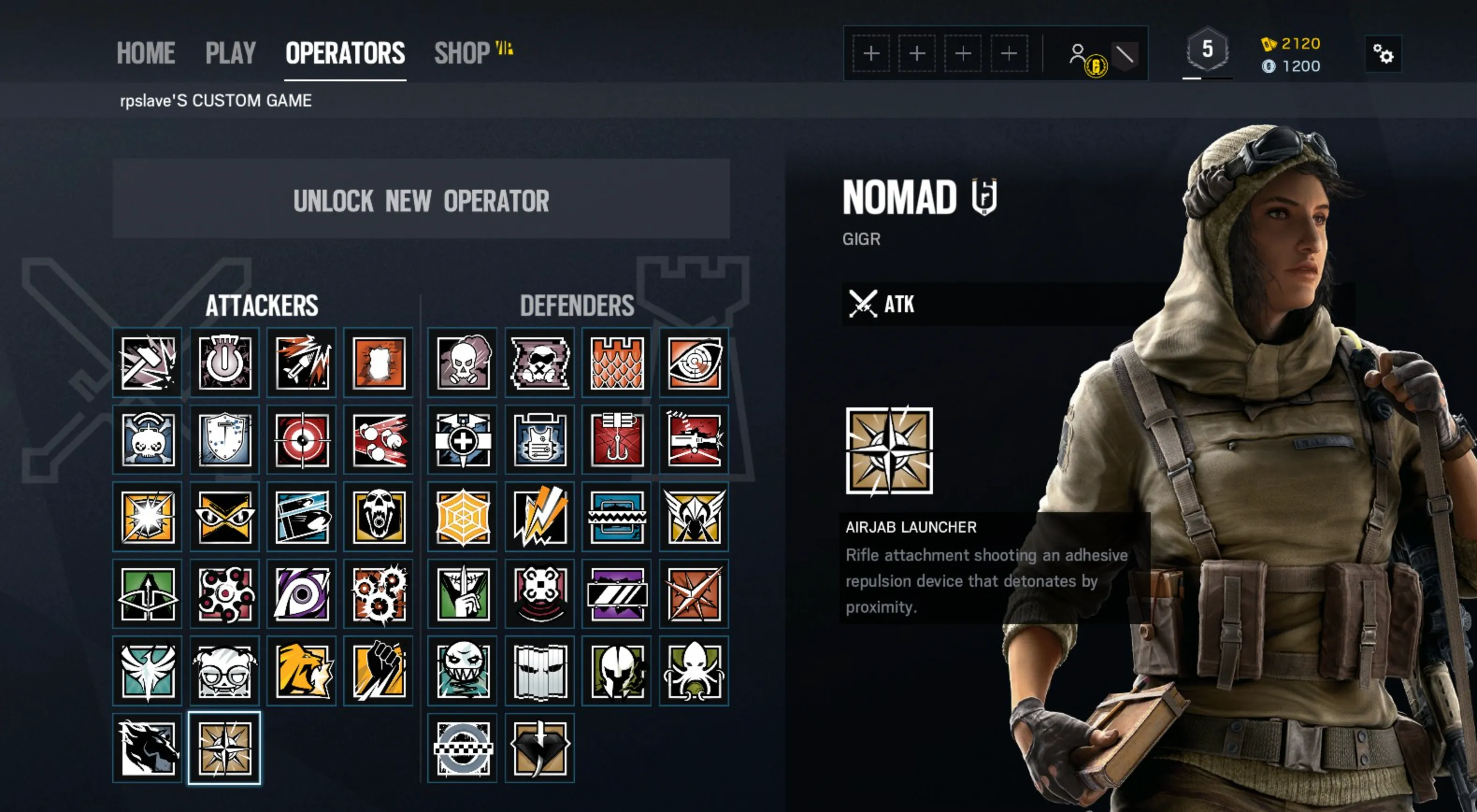 Nomad rainbow six siege